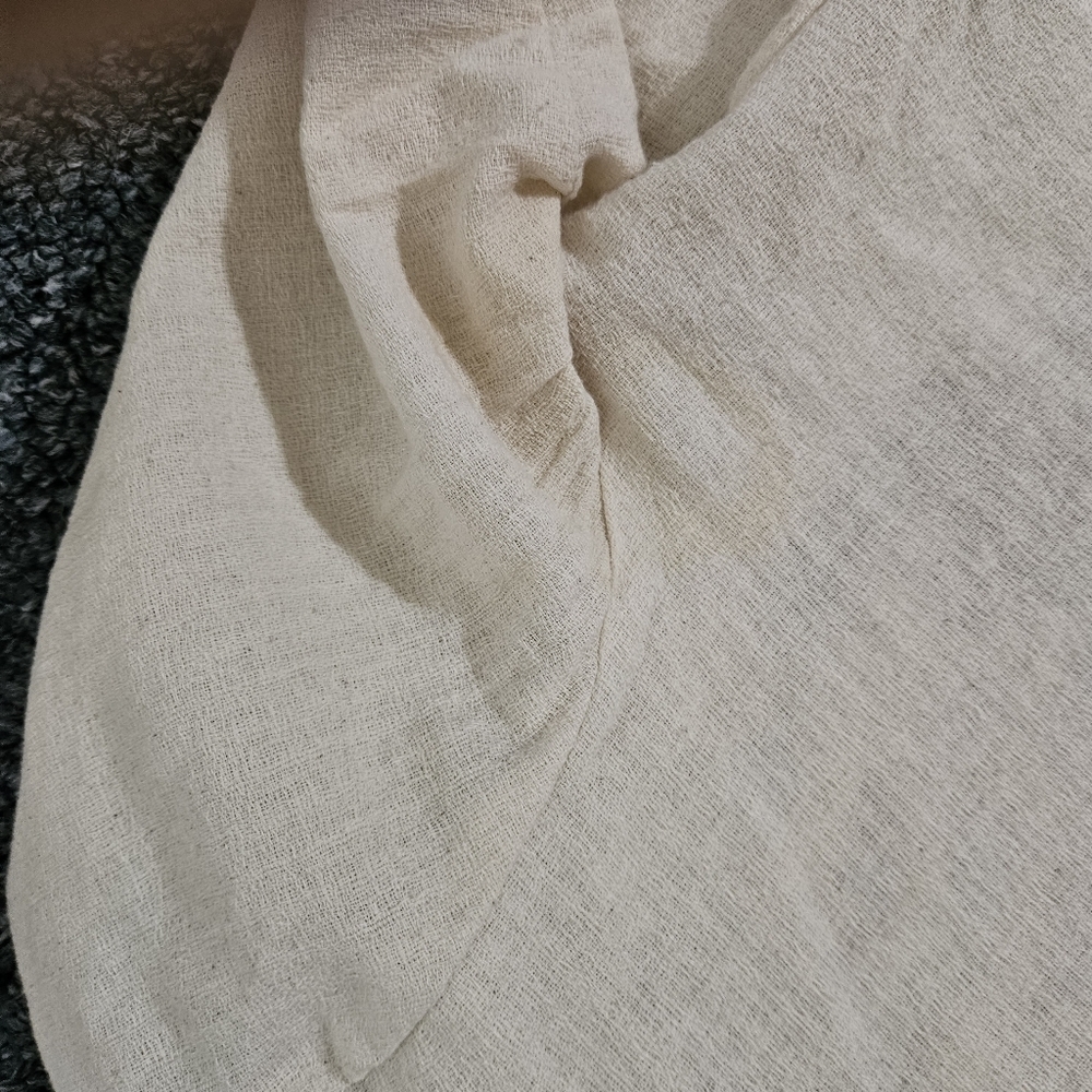 Hand Painted Linen Jacket - Picture 6 of 10